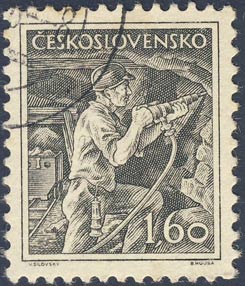 Post stamp Czechoslovakia